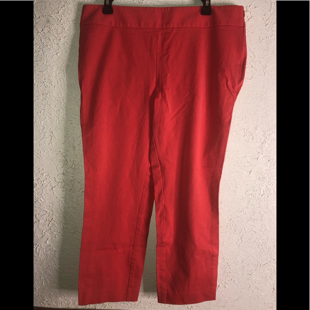 Orange LOFT capris